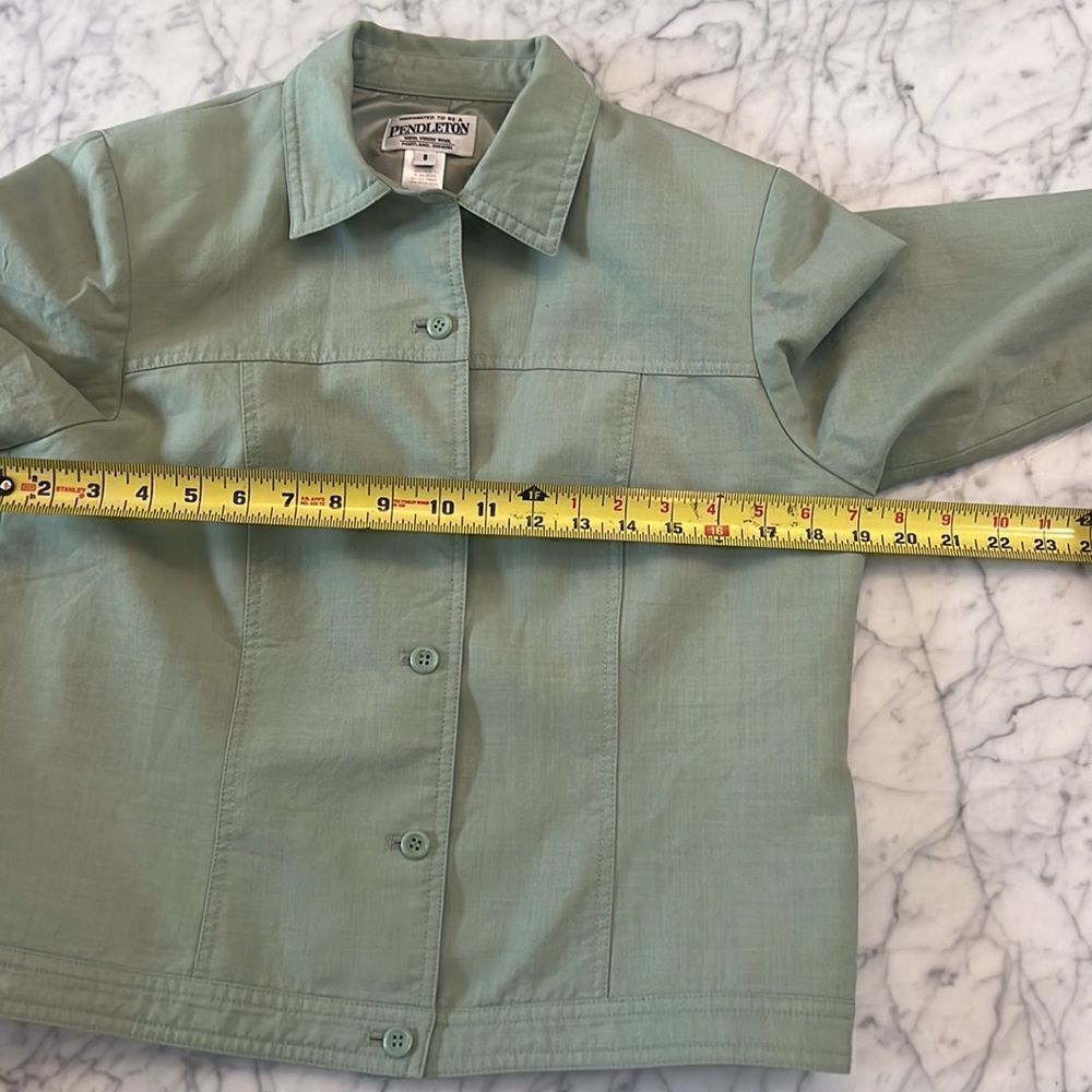 Pendleton Womens Jacket Button Down Blazer Size 8… - image 7